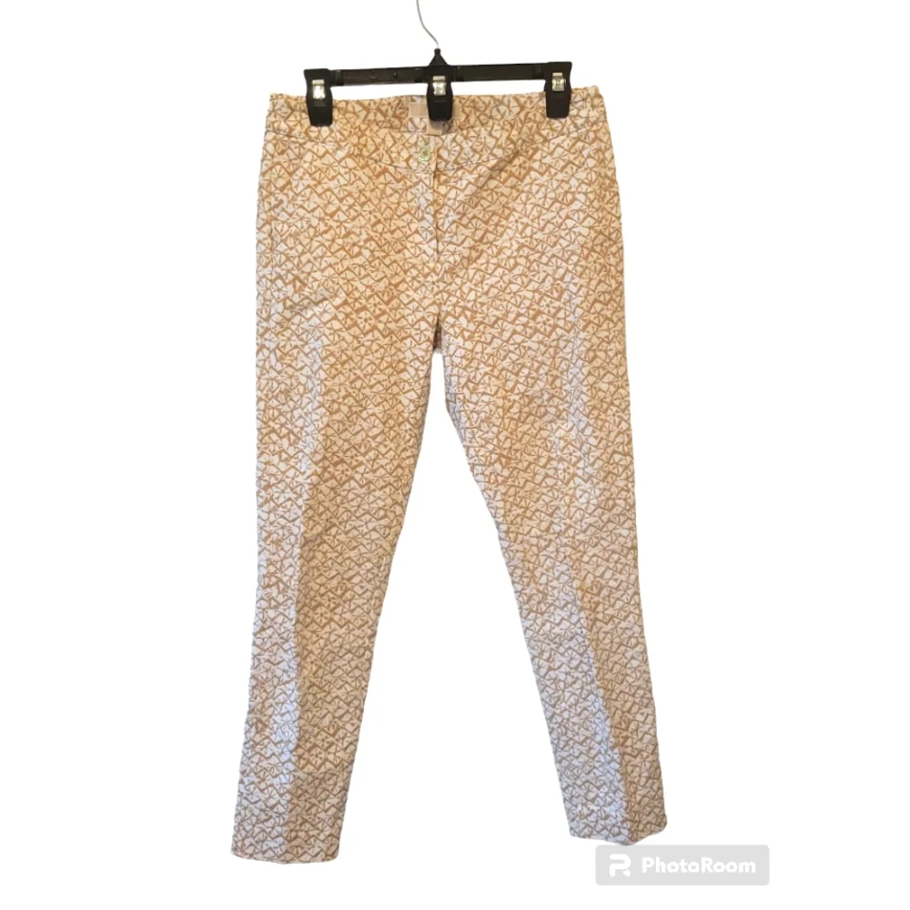 Michael Kors Cream, &Tan Designer Pant - Picture 1 of 9